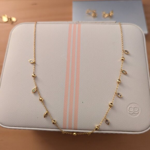 Gorjana Rumi Confetti Necklace in Opalite - Picture 2 of 4